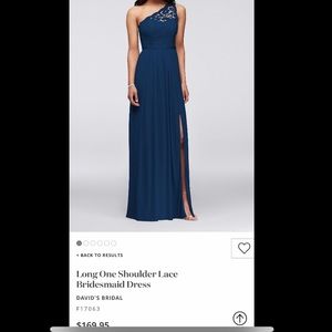 David’s Bridal Bridesmaid Dress